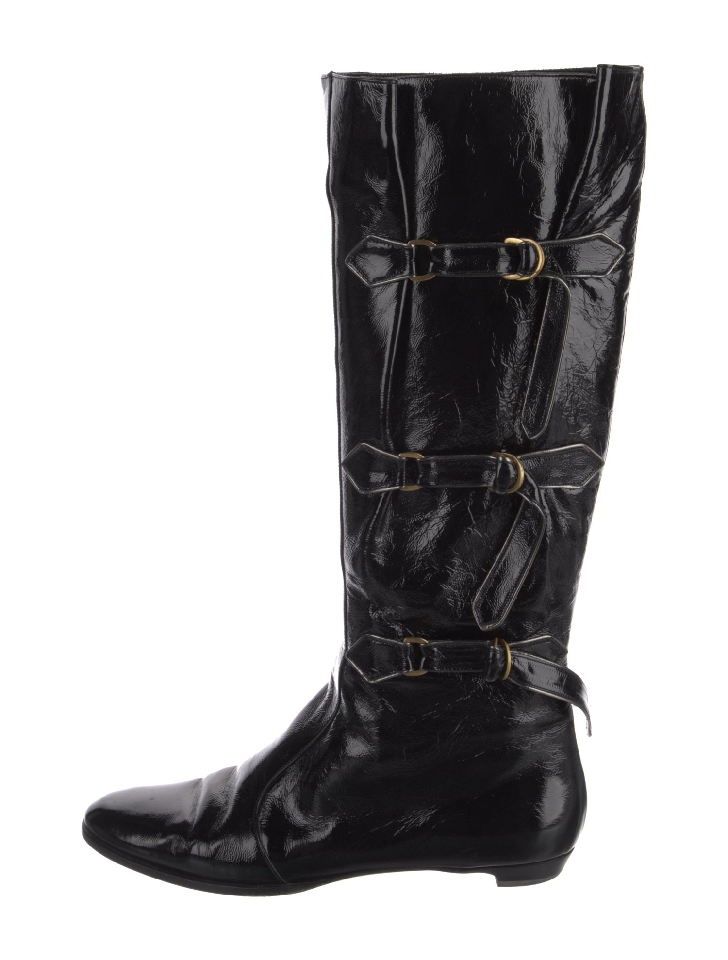 Jimmy Choo Patent Leather Riding Boots
