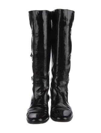Jimmy Choo Patent Leather Riding Boots