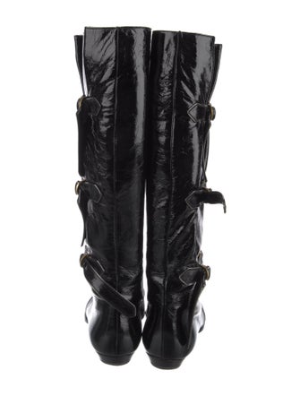 Jimmy Choo Patent Leather Riding Boots