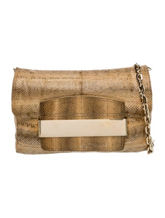 Jimmy Choo Snakeskin Shoulder Bag