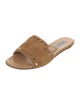 Jimmy Choo Suede Studded Accents Slides