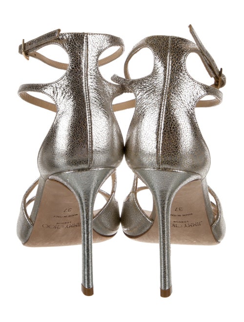 Jimmy Choo Leather T-Strap Sandals