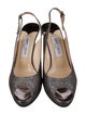 Jimmy Choo Glitter Glitter Accents Slingback Pumps