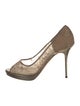 Jimmy Choo Lace Lace Pattern Pumps