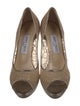 Jimmy Choo Lace Lace Pattern Pumps