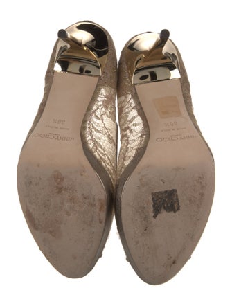 Jimmy Choo Lace Lace Pattern Pumps