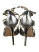 Jimmy Choo Patent Leather Cutout Accent Sandals