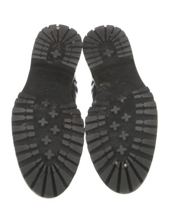 Jimmy Choo Leather Combat Boots