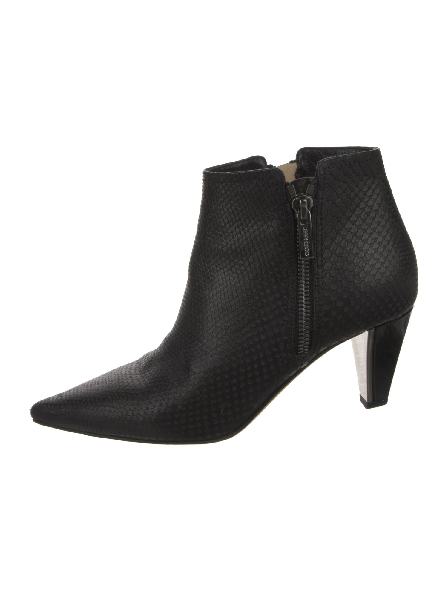 Jimmy Choo Embossed Leather Boots w/ Tags