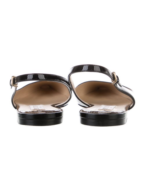 Jimmy Choo Patent Leather Slingback Flats