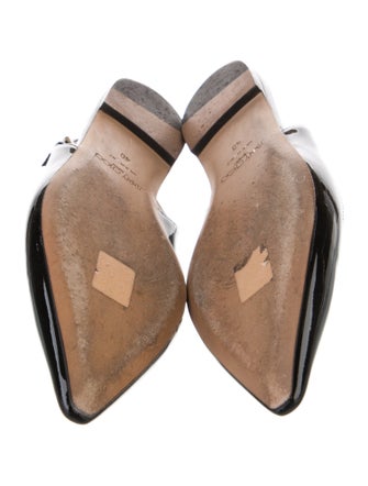Jimmy Choo Patent Leather Slingback Flats
