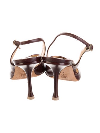 Jimmy Choo Leather Slingback Pumps