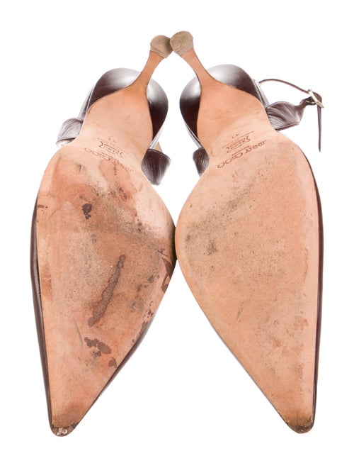 Jimmy Choo Leather Slingback Pumps