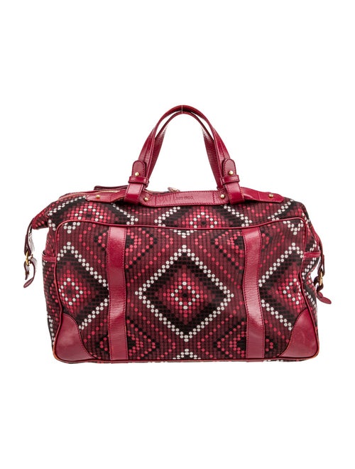 Jimmy Choo Canvas Top Handle Bag