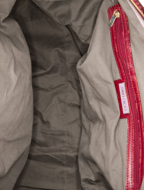 Jimmy Choo Canvas Top Handle Bag