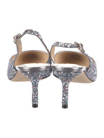 Jimmy Choo Glitter Slingback Pumps