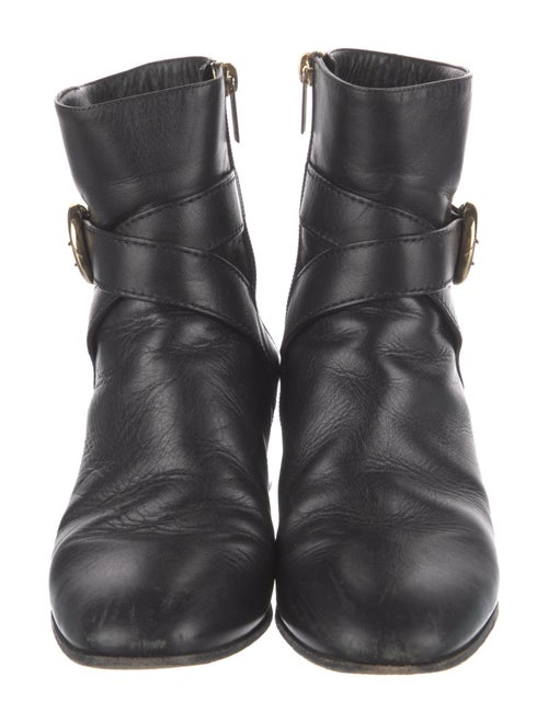 Jimmy Choo Leather Moto Boots