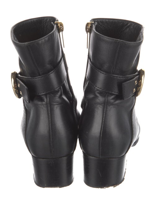 Jimmy Choo Leather Moto Boots