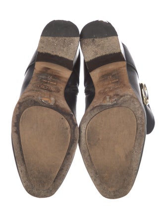 Jimmy Choo Leather Moto Boots