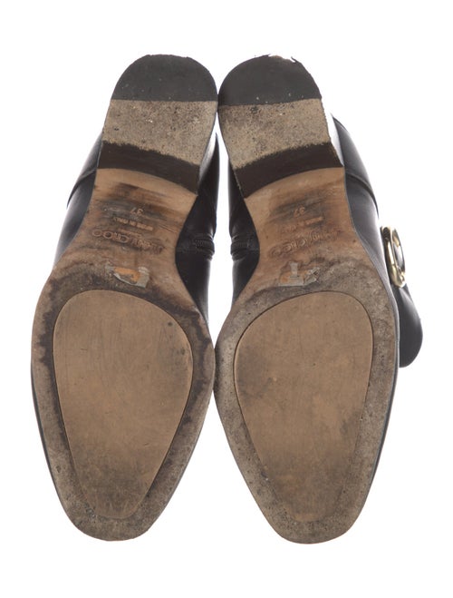 Jimmy Choo Leather Moto Boots