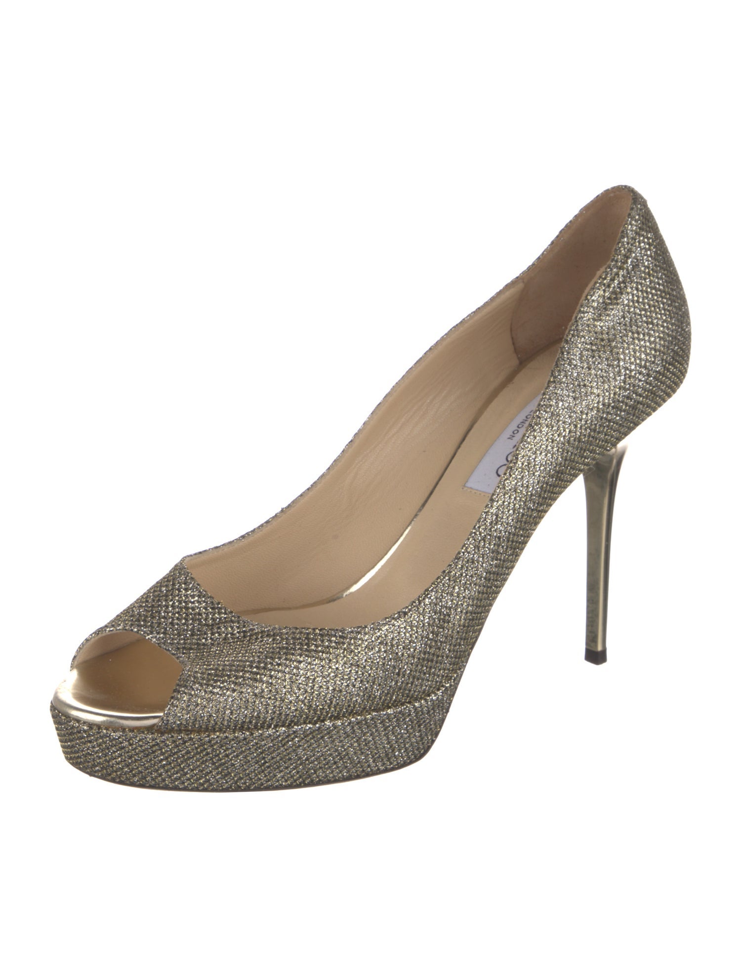Jimmy Choo Glitter Glitter Accents Pumps