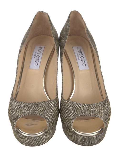 Jimmy Choo Glitter Glitter Accents Pumps