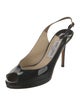 Jimmy Choo Patent Leather Slingback Pumps