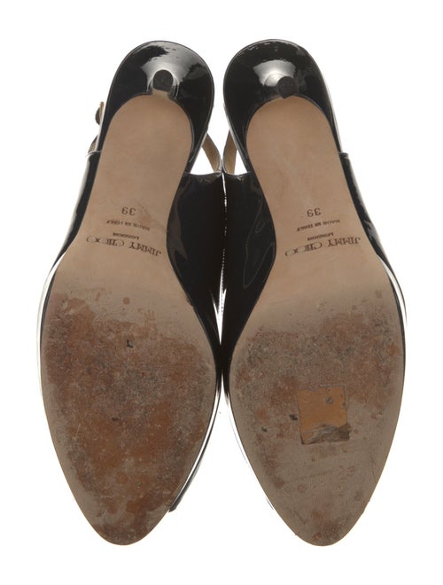 Jimmy Choo Patent Leather Slingback Pumps