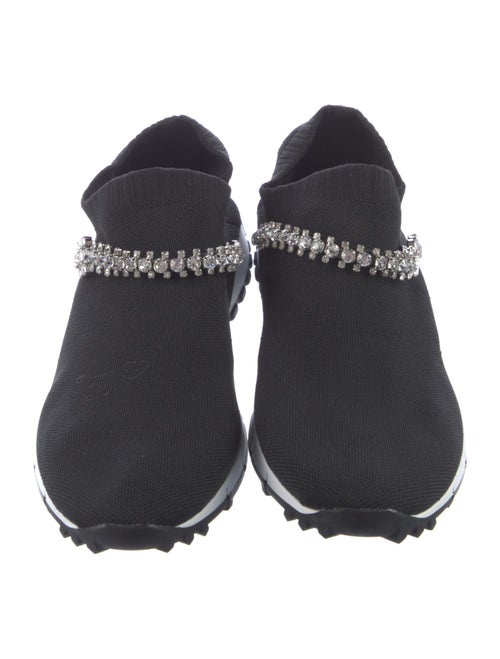 Jimmy Choo Crystal Embellishments Sneakers