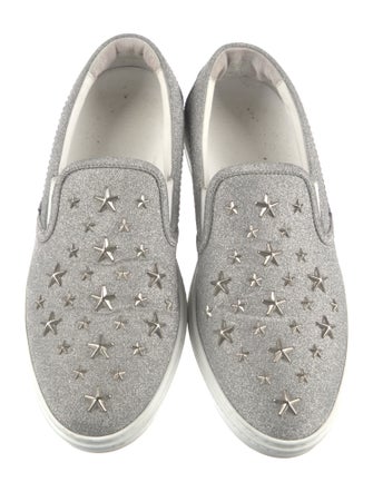 Jimmy Choo Glitter Printed Sneakers