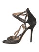Jimmy Choo Suede Studded Accents Sandals