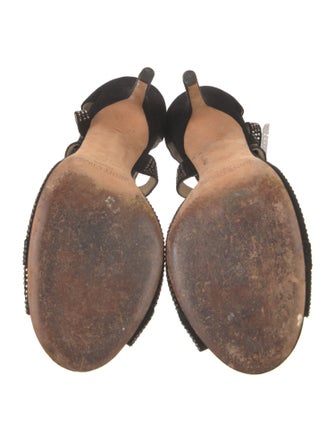 Jimmy Choo Suede Studded Accents Sandals