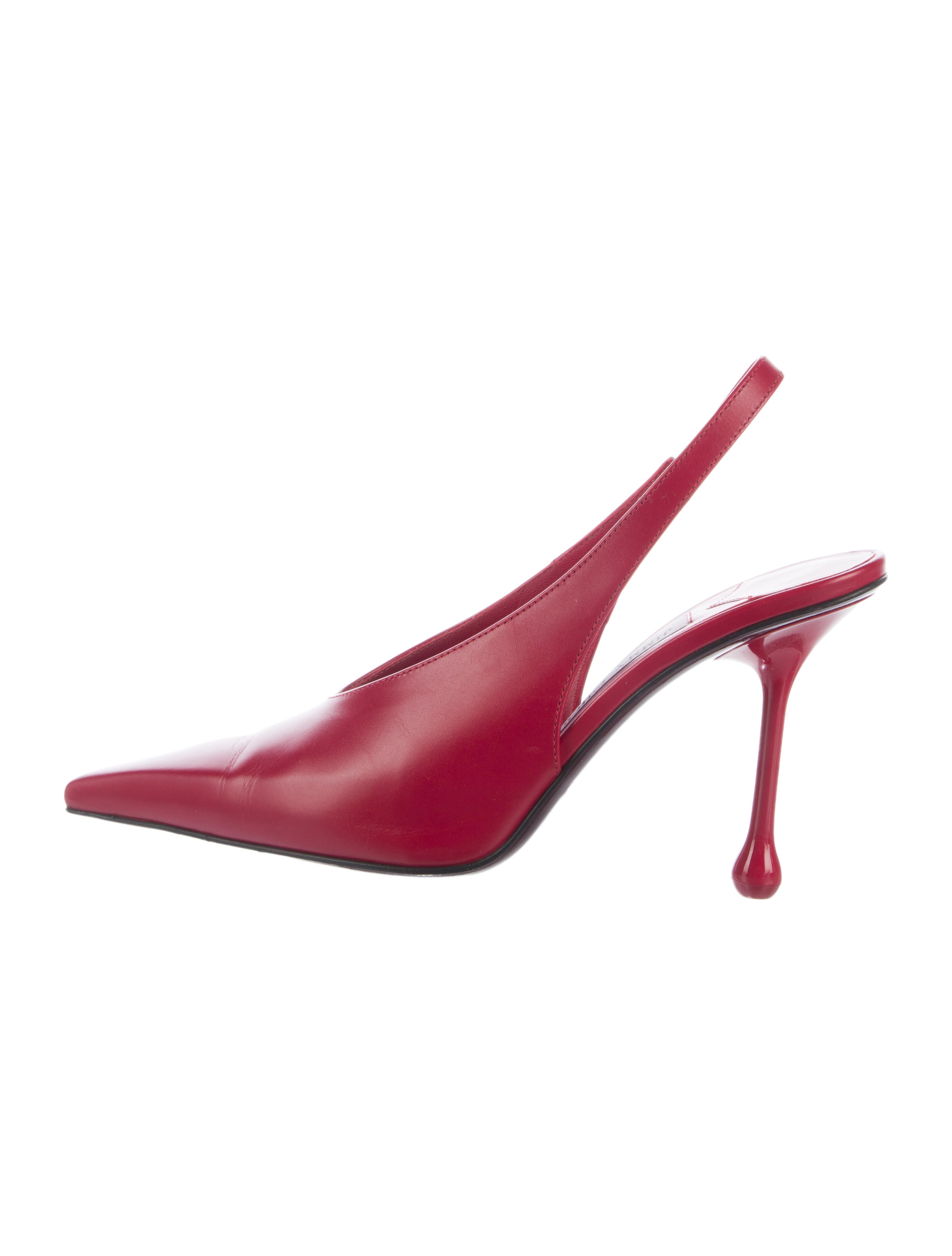 Jimmy Choo Leather Slingback Pumps