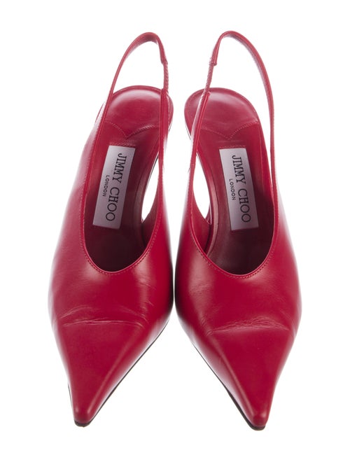 Jimmy Choo Leather Slingback Pumps