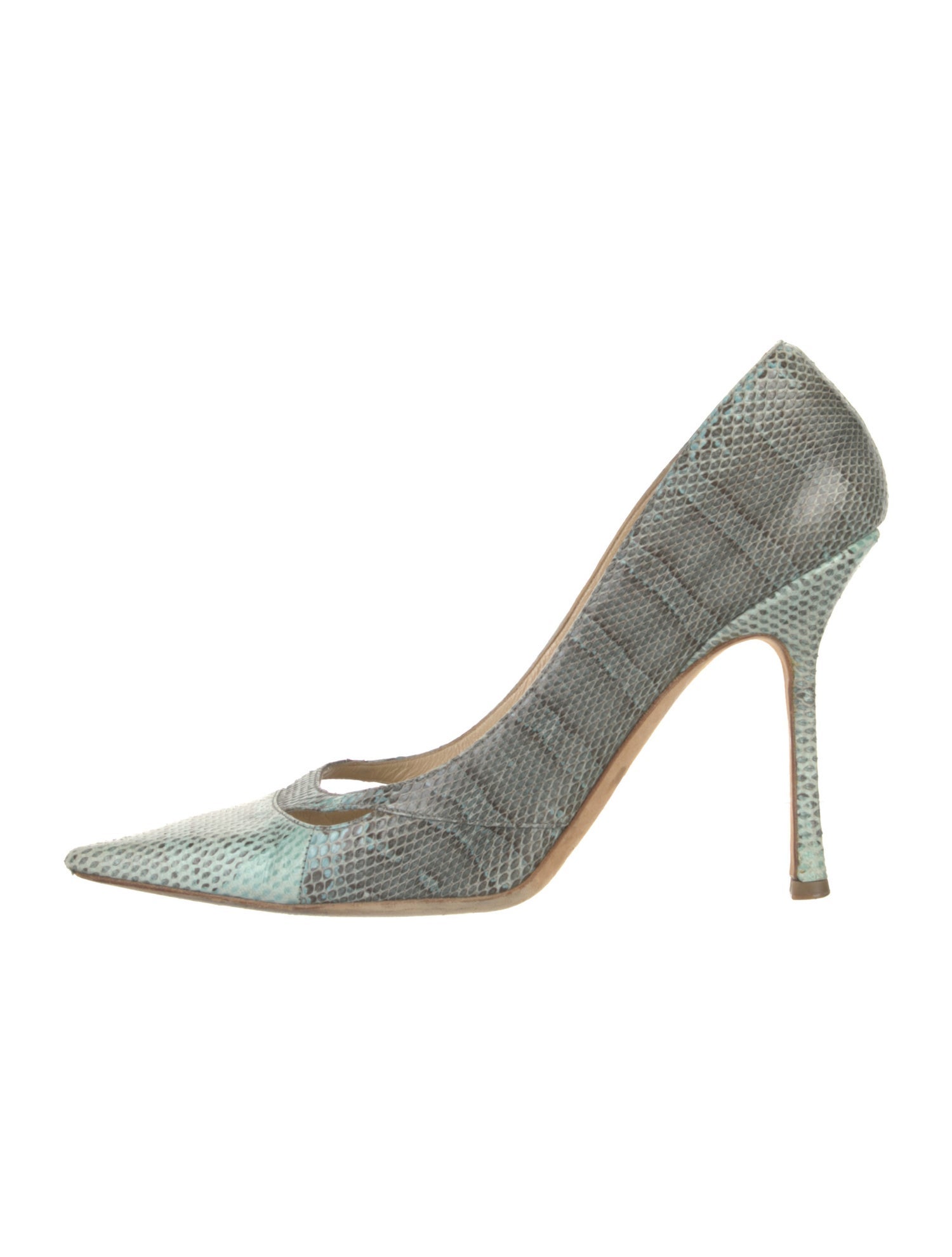 Jimmy Choo Snakeskin Animal Print Pumps