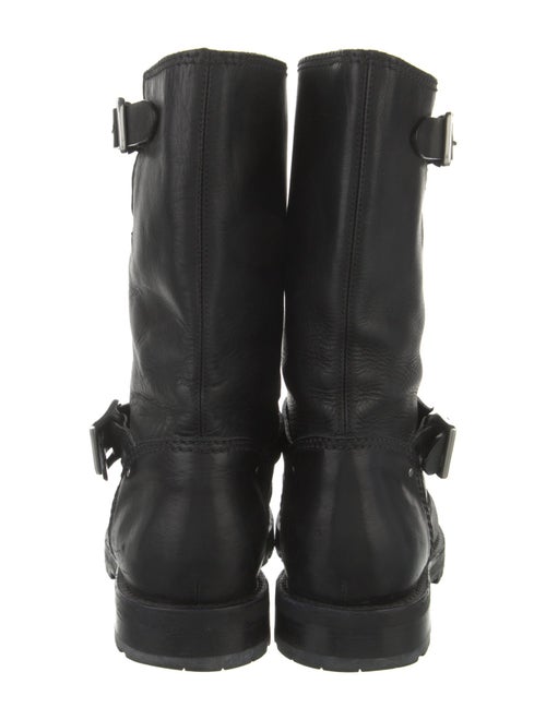 Jimmy Choo Leather Moto Boots