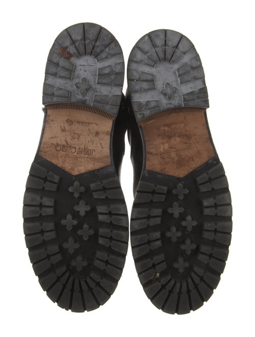 Jimmy Choo Leather Moto Boots