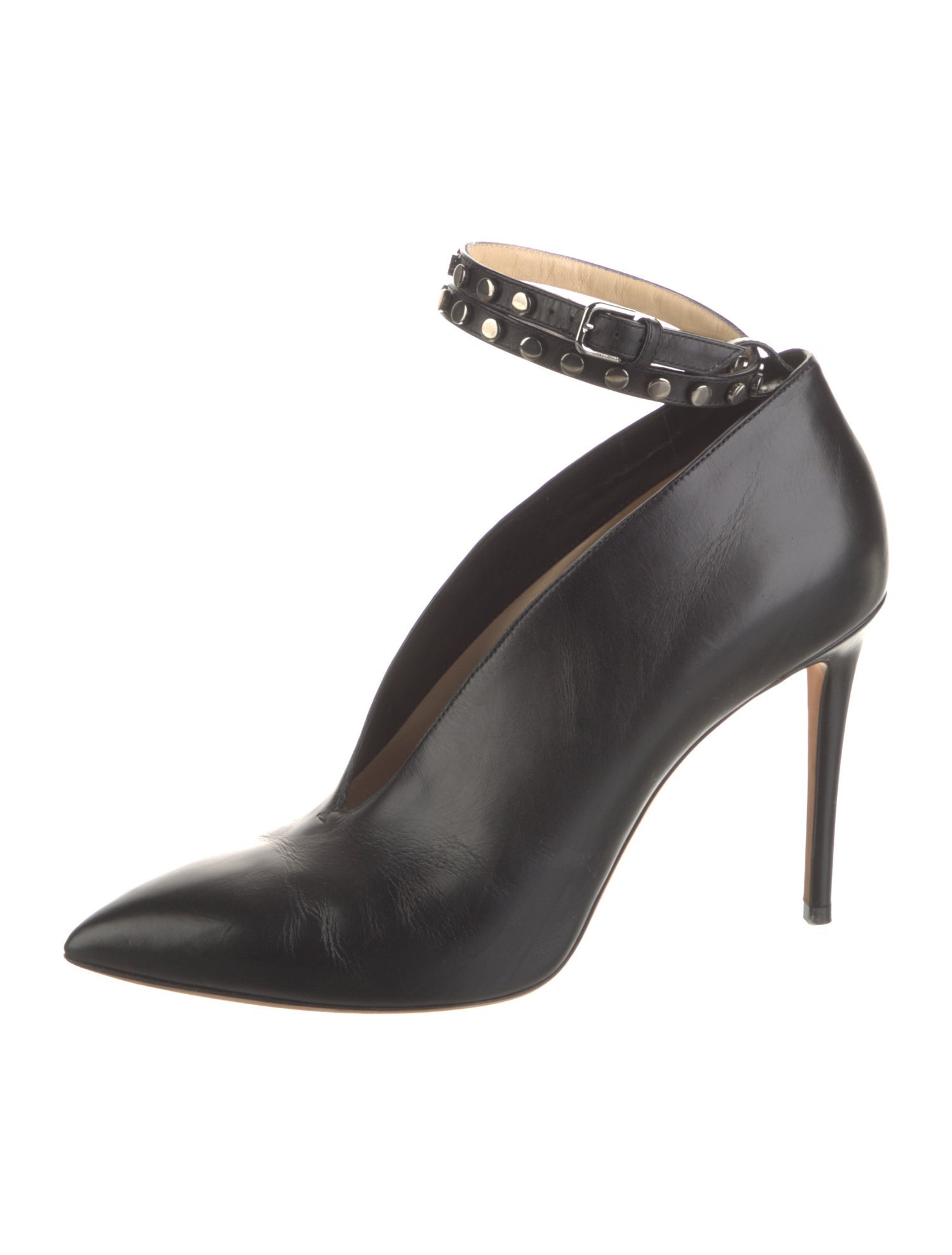 Jimmy Choo Leather Studded Accents Pumps