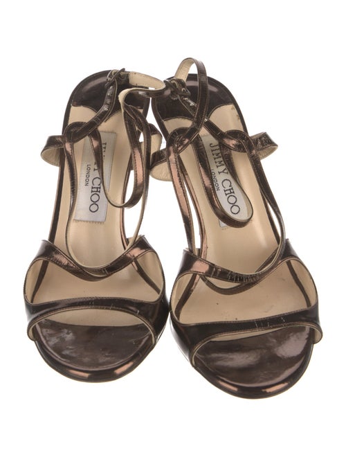 Jimmy Choo Patent Leather Sandals