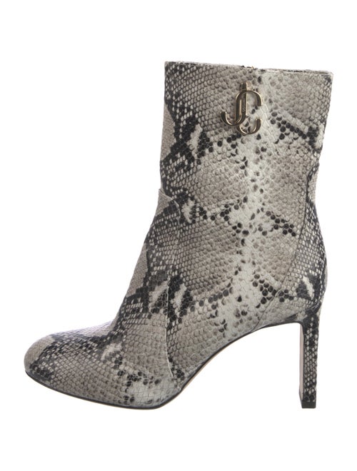 Jimmy Choo Snakeskin Animal Print Boots