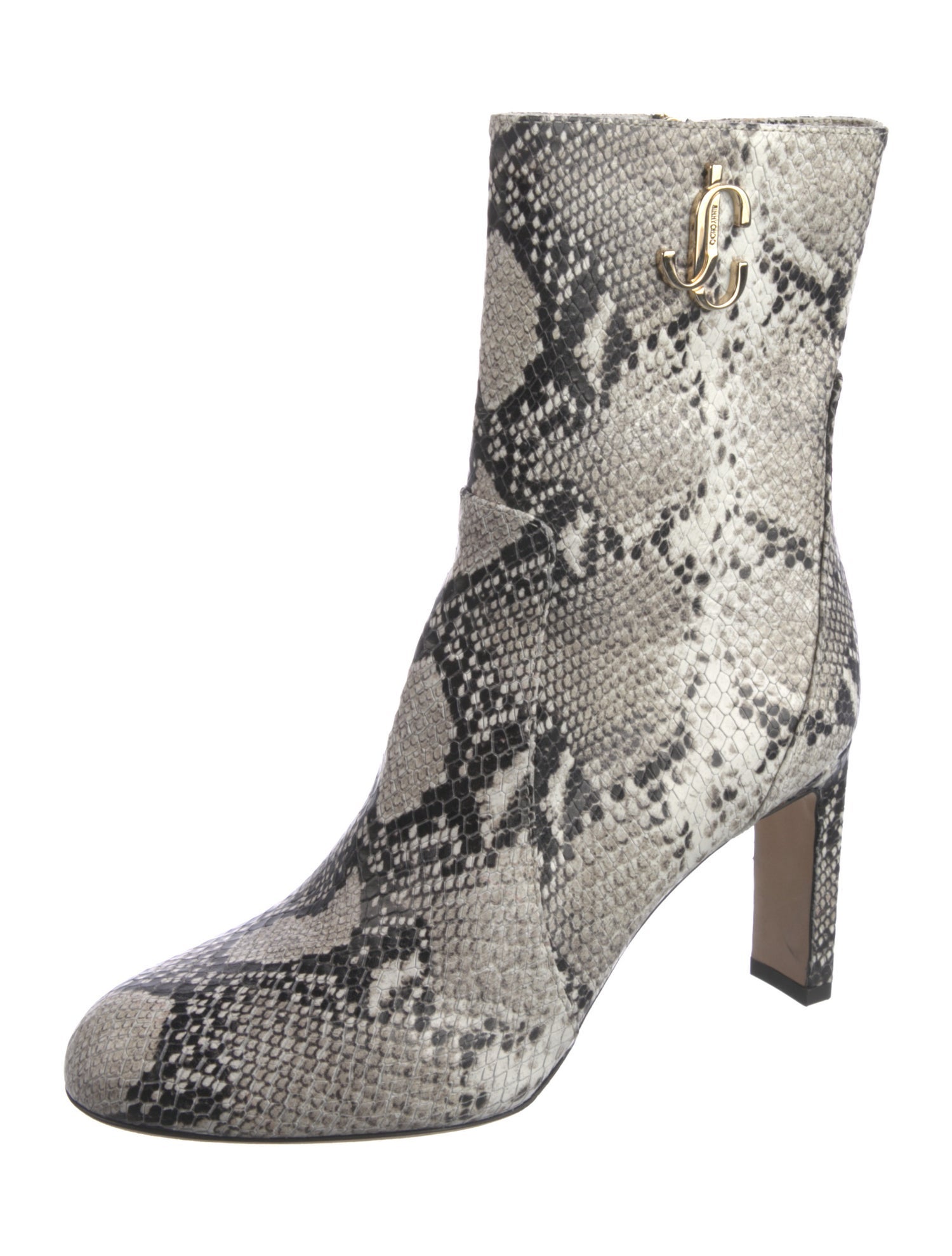 Jimmy Choo Snakeskin Animal Print Boots