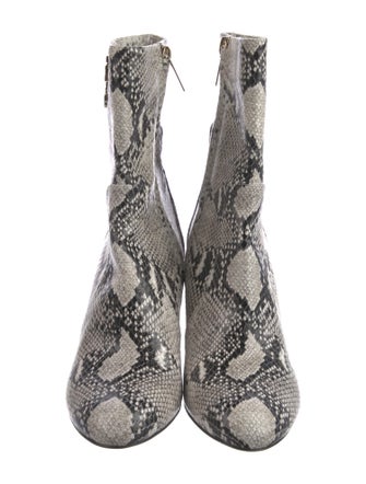 Jimmy Choo Snakeskin Animal Print Boots