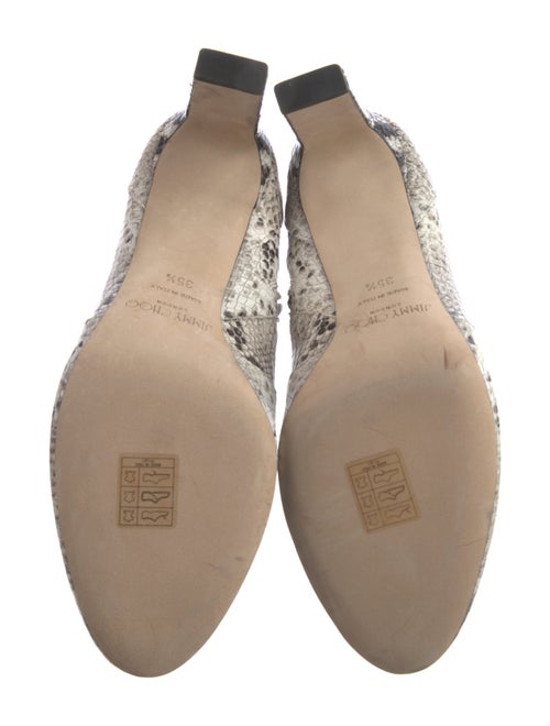 Jimmy Choo Snakeskin Animal Print Boots
