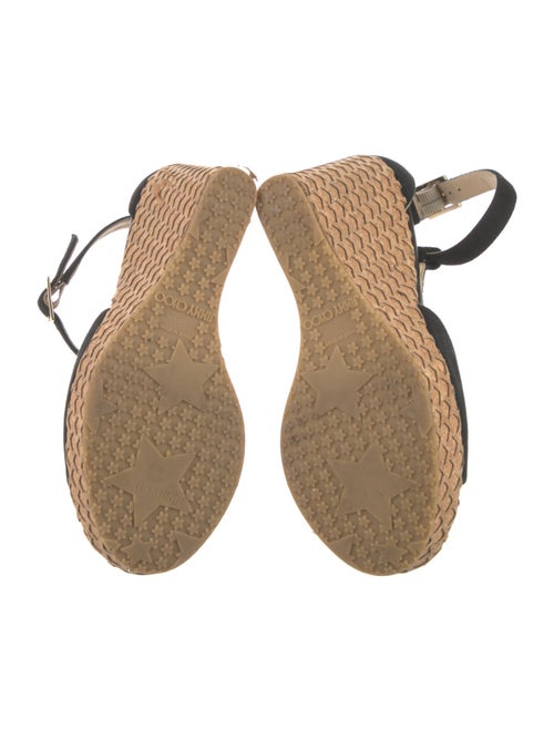 Jimmy Choo Suede T-Strap Sandals