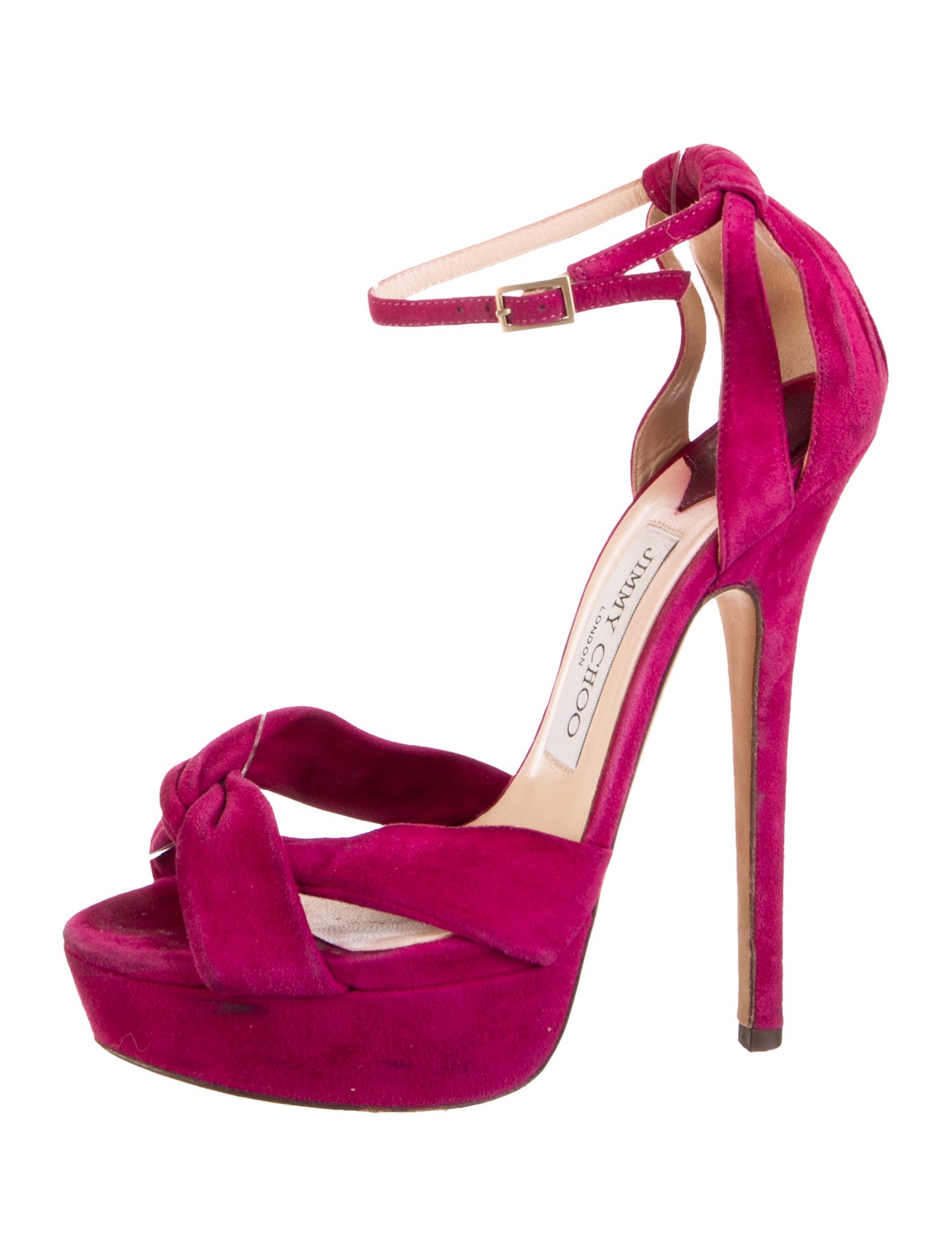 Jimmy Choo Suede Cutout Accent Sandals