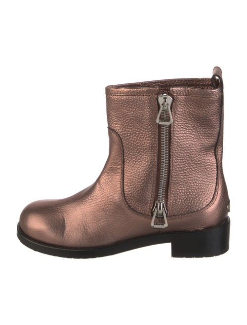 Jimmy Choo Leather Moto Boots