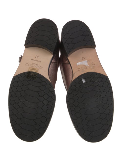 Jimmy Choo Leather Moto Boots