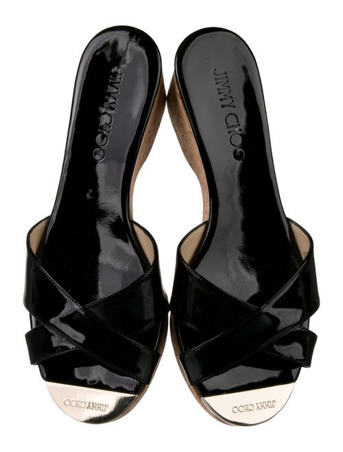 Jimmy Choo Patent Leather Slides