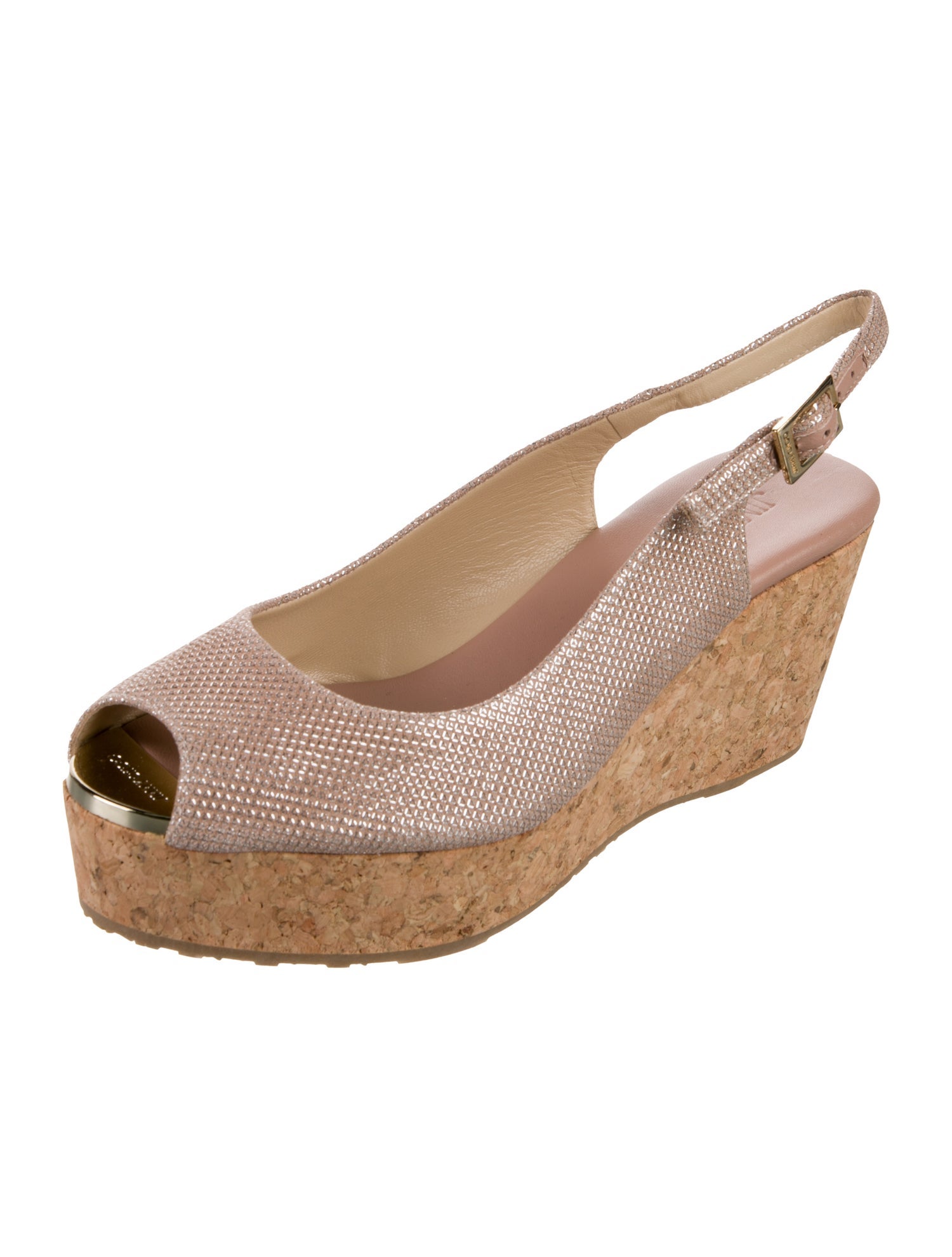 Jimmy Choo Glitter Accents Slingback Pumps