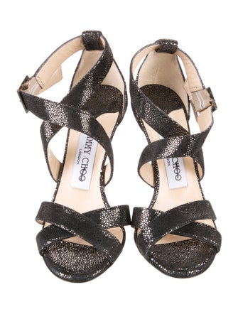 Jimmy Choo Leather T-Strap Pumps